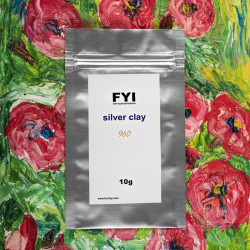 FYI silver clay .960 10g