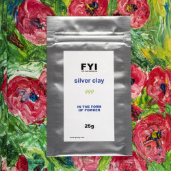 FYI silver clay .999 25g in...