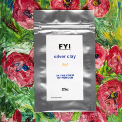 FYI silver clay .960 25g in...
